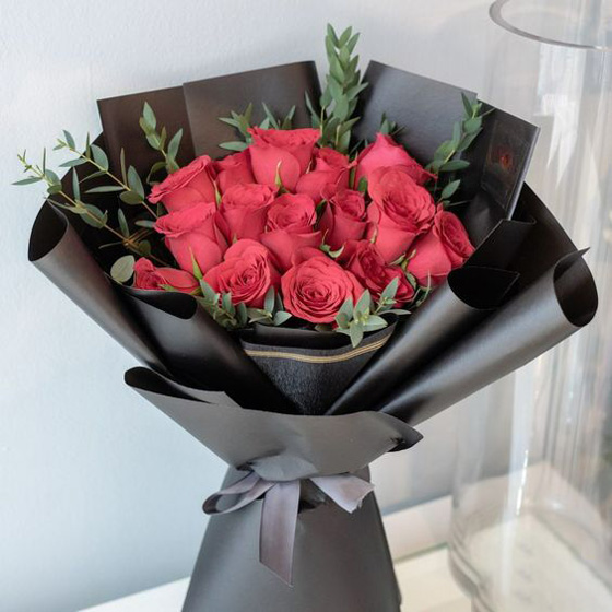 Mẫu bó hoa hồng shop hoa tươi Cần Giờ