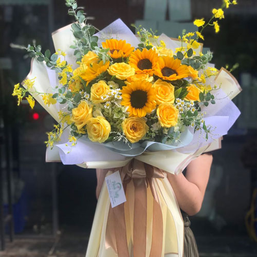 Bó hoa đẹp tại shop hoa quận 10