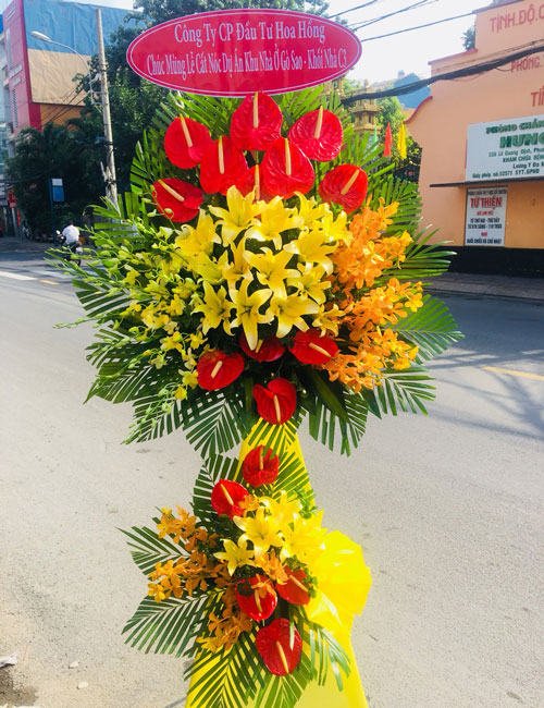 hoa khai trương quận 12