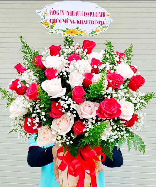 lẵng hoa khai trương hà nội