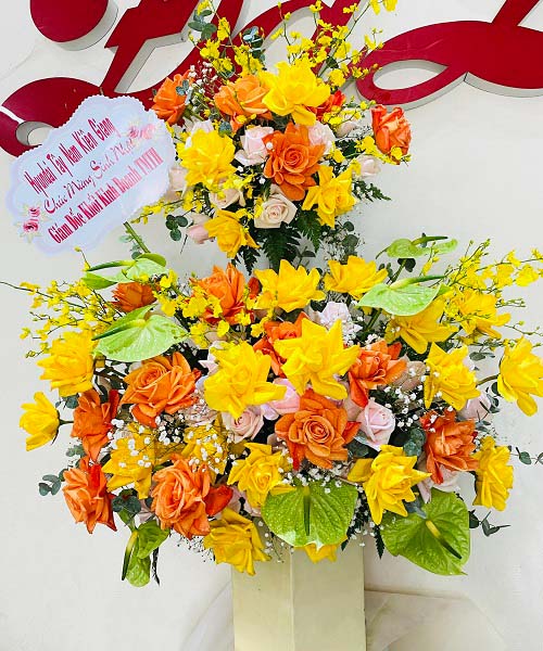 lẵng hoa sinh nhật