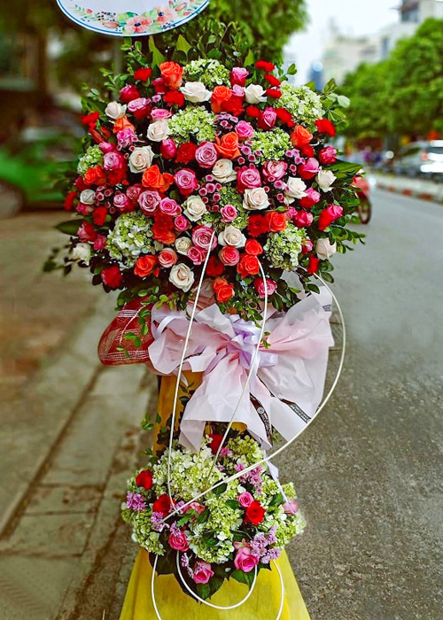 hoa khai trương tân thạnh long an