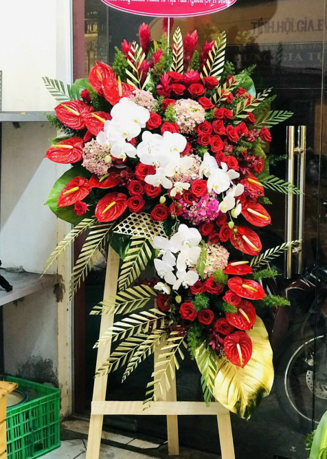 lẵng hoa khai trương mỹ lộc nam định