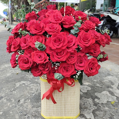 lẵng hoa sinh nhật