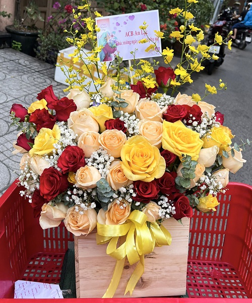 giỏ hoa đẹp tương dương nghệ an