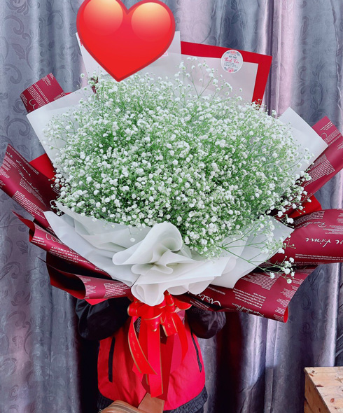 Bó hoa Baby Shop hoa tươi Long Xuyên