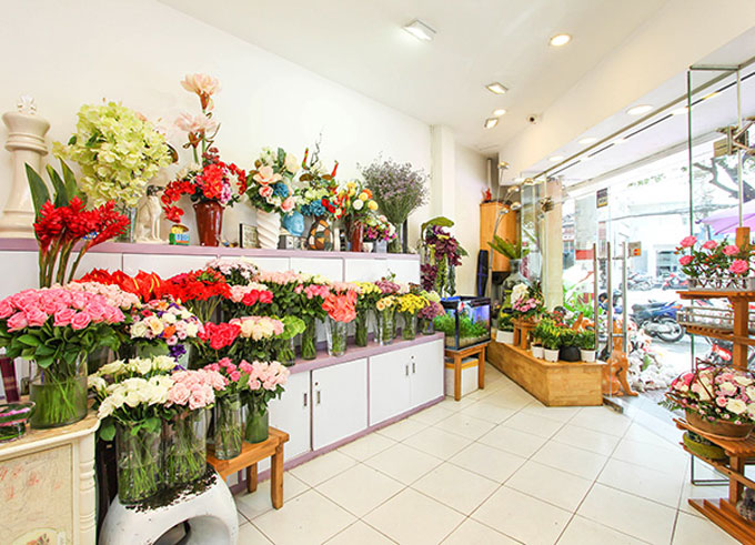 Cửa hàng hoa tươi ở Bạc Liêu