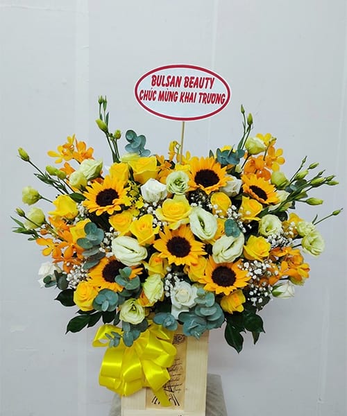 Lẵng hoa chúc mừng sinh nhật tại shop hoa tươi Lương Tài Bắc Ninh