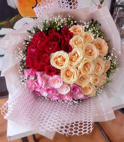 Bó hoa đẹp tại tiệm hoa tươi Bình Định