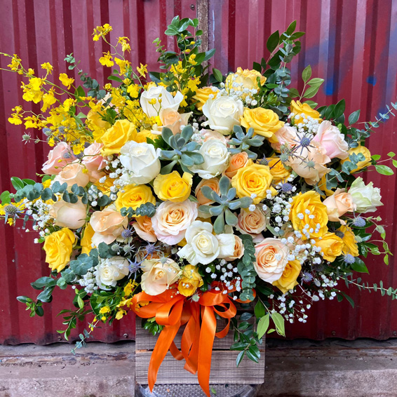 Giỏ hoa đẹp hoa tươi Bình Định