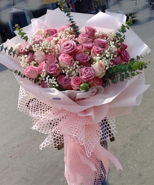 Bó hoa tươi đẹp tại shop hoa tươi Cái Nước Cà Mau