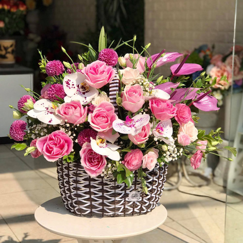 hoa chúc mừng khai trương tại shop hoa tươi Cái Răng Cần Thơ