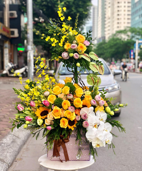 Hoa sinh nhật tại shop hoa tươi Mường Chà Điện Biên