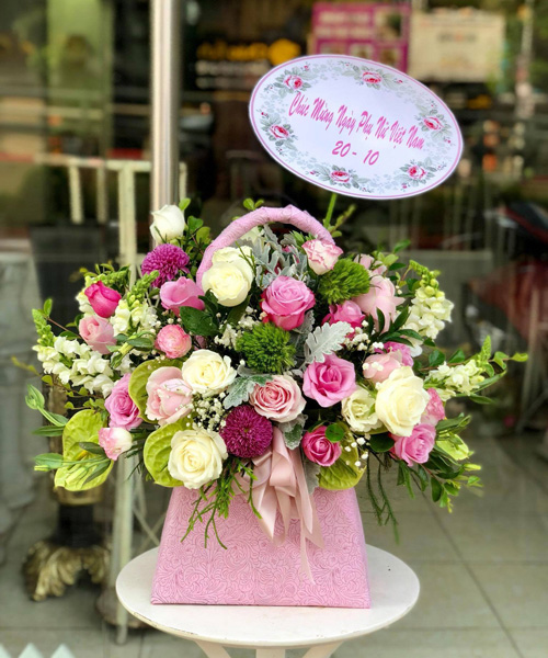 Hoa chúc mừng tại shop hoa Thanh Bình Đồng Tháp
