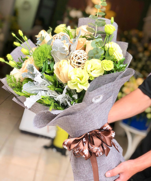 Bó hoa tình yêu tại shop hoa tươi Tháp Mười Đồng Tháp