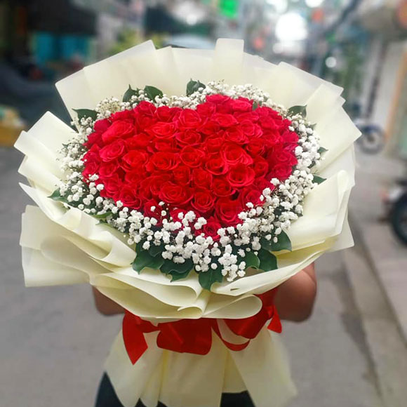 Bó hoa hồng đẹp shop hoa Lai Châu