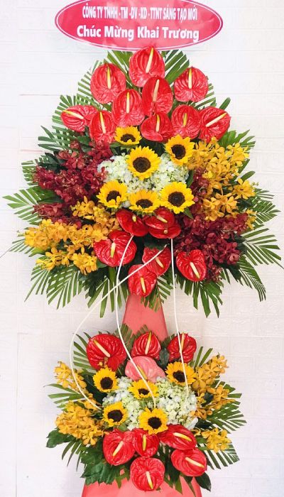 Kệ hoa khai trương